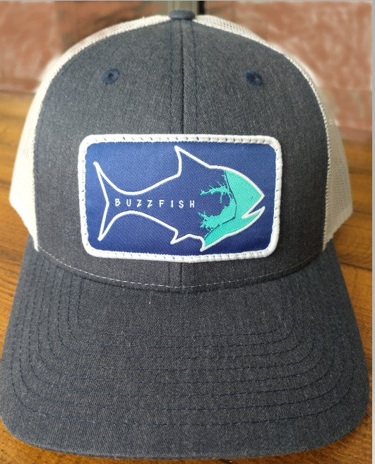 Heather Navy / Light Grey Low Pro Trucker
