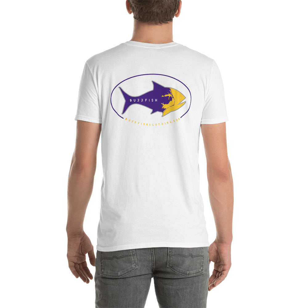 Pirate Nation Grey Outline Logo Tee