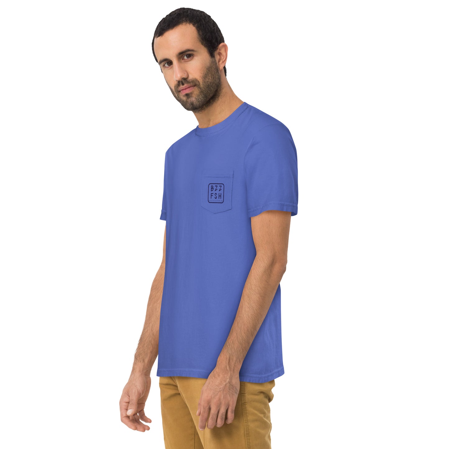 BZZFSH Logo Pocket Tee
