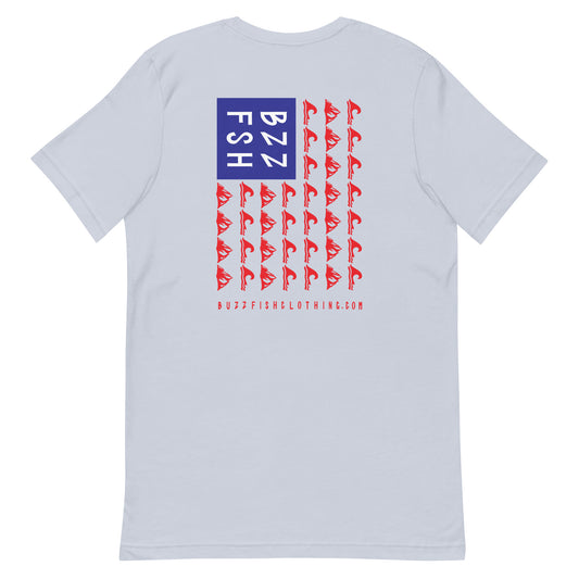 Vertical BZZFSH Flag Tee